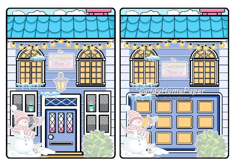 Candyhome paper shop - Candy Home Quiet Book#108 Ice Princess Blind Bag PDF file