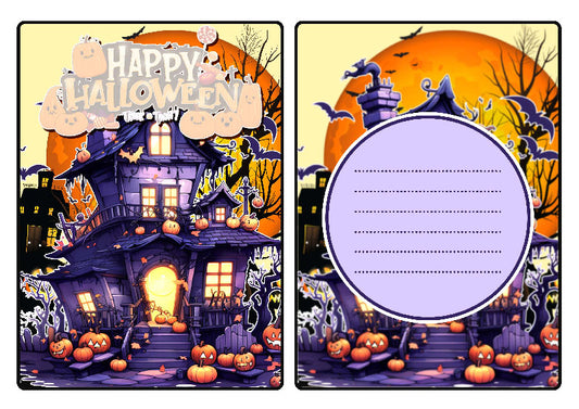zinnets.com - candyhome paper - Candy Home Quiet Book#101 Halloween House Quiet Book PDF file