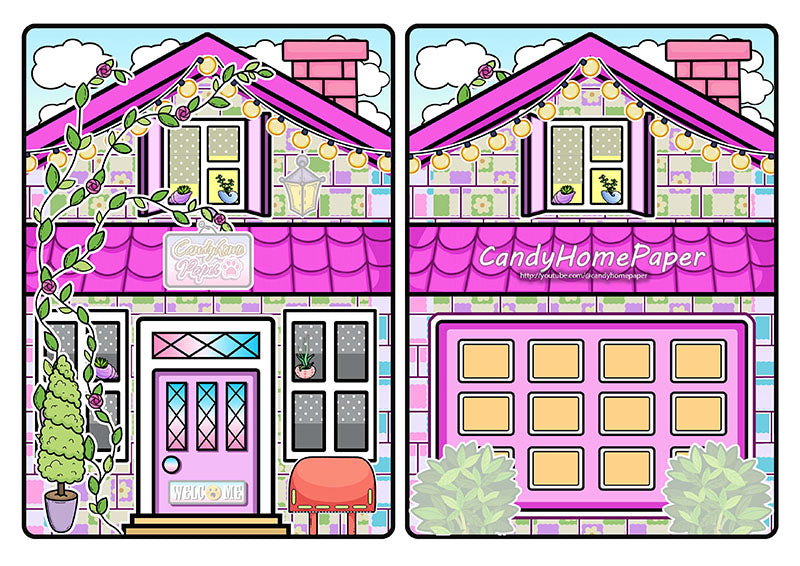 zinnets.com - Candyhome Paper - Candy Home Quiet Book#112 Toca Life World The New House Quiet Book PDF file