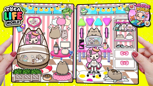 Candy Home Quiet Book 216 - Pusheen Cat Quiet Book