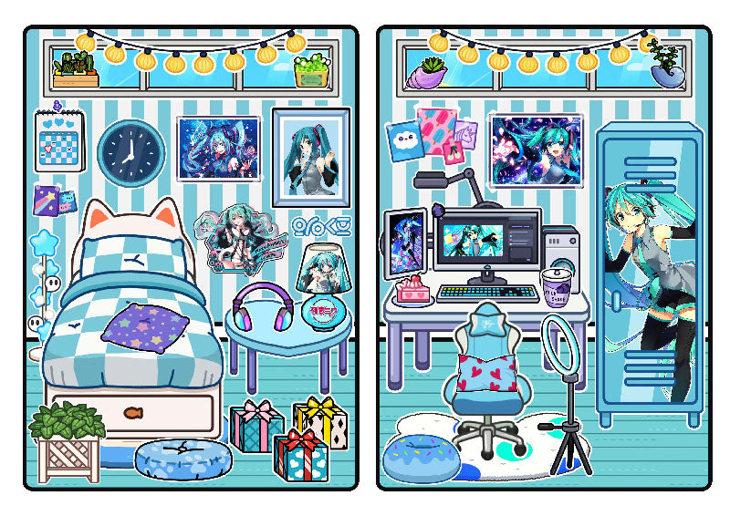 Candy Home Quiet Book#104 Hatsune Miku House Quiet Book PDF file