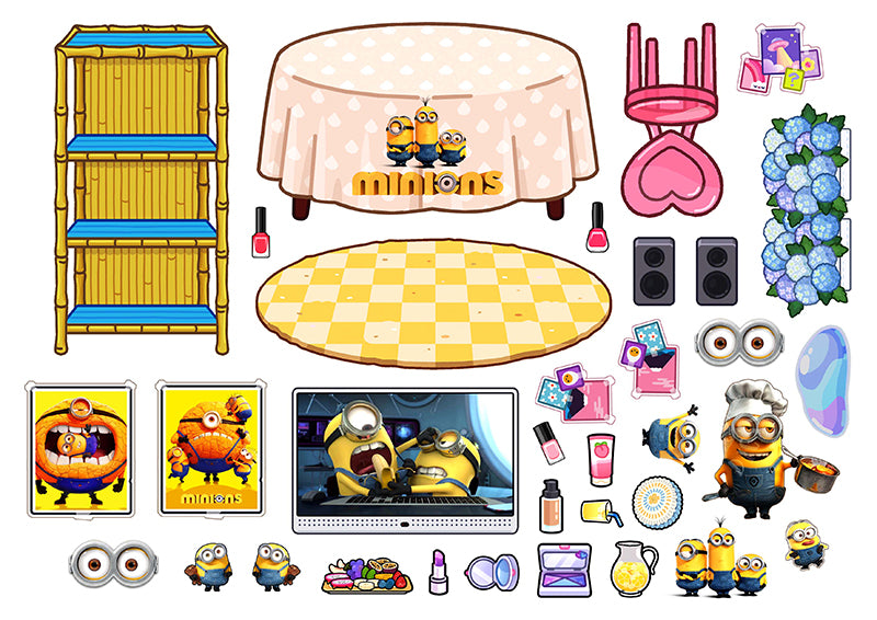 Candy Home Quiet Book Episode 186 - Minion House Quiet Book