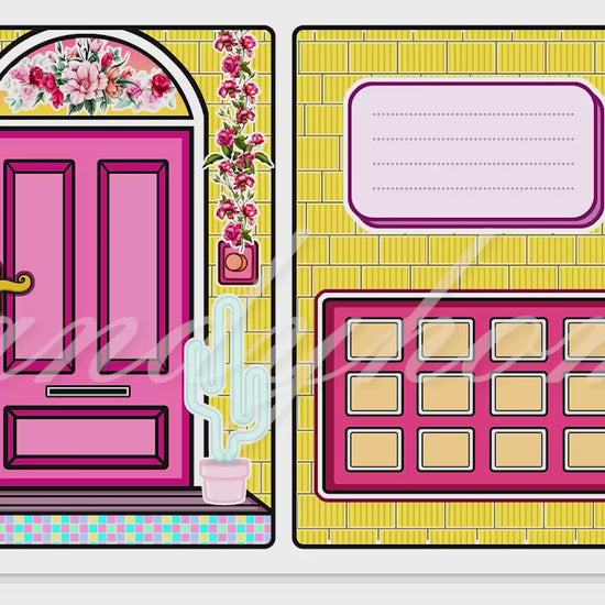 Candy Home Quiet Book Episode 145 - Barbie Miga House Quiet Book