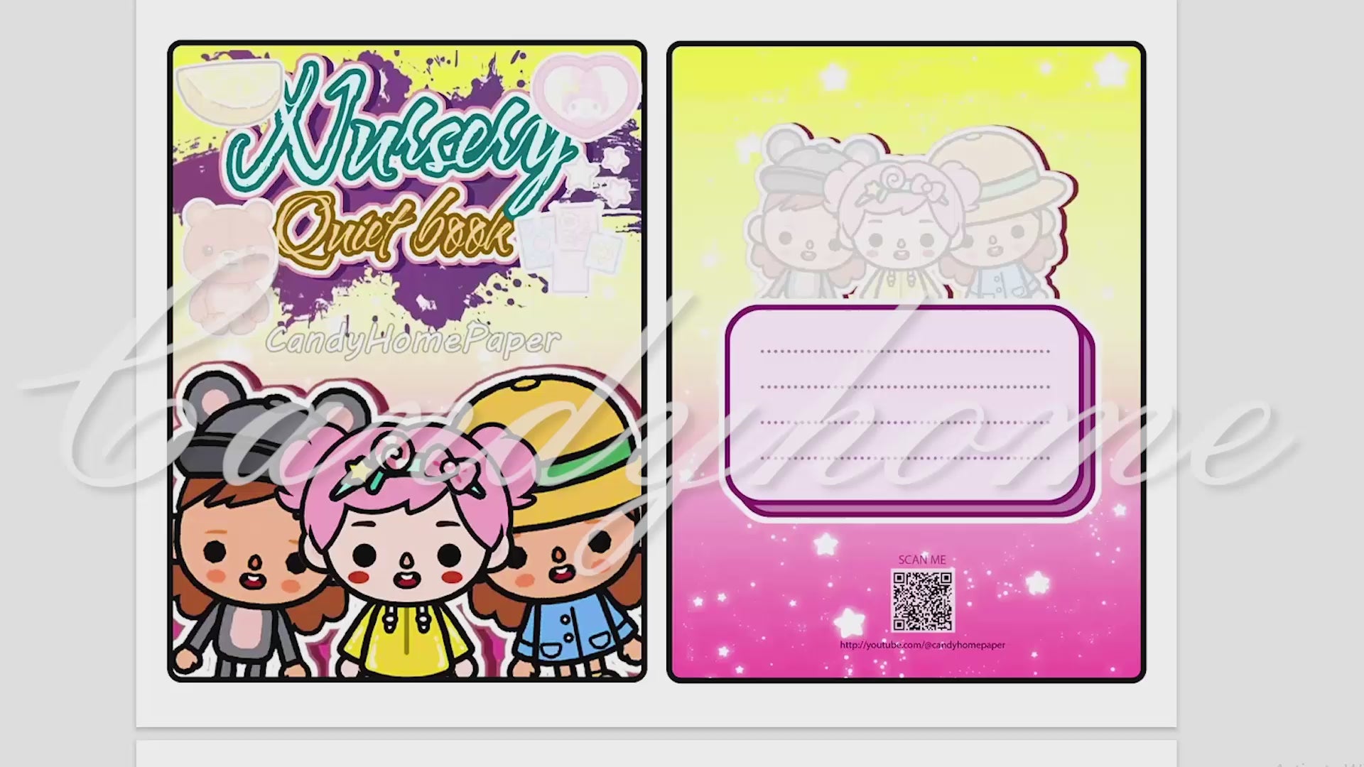 Toca Life World Quiet Book#49 Nursery ABC In Quiet Book PDF file