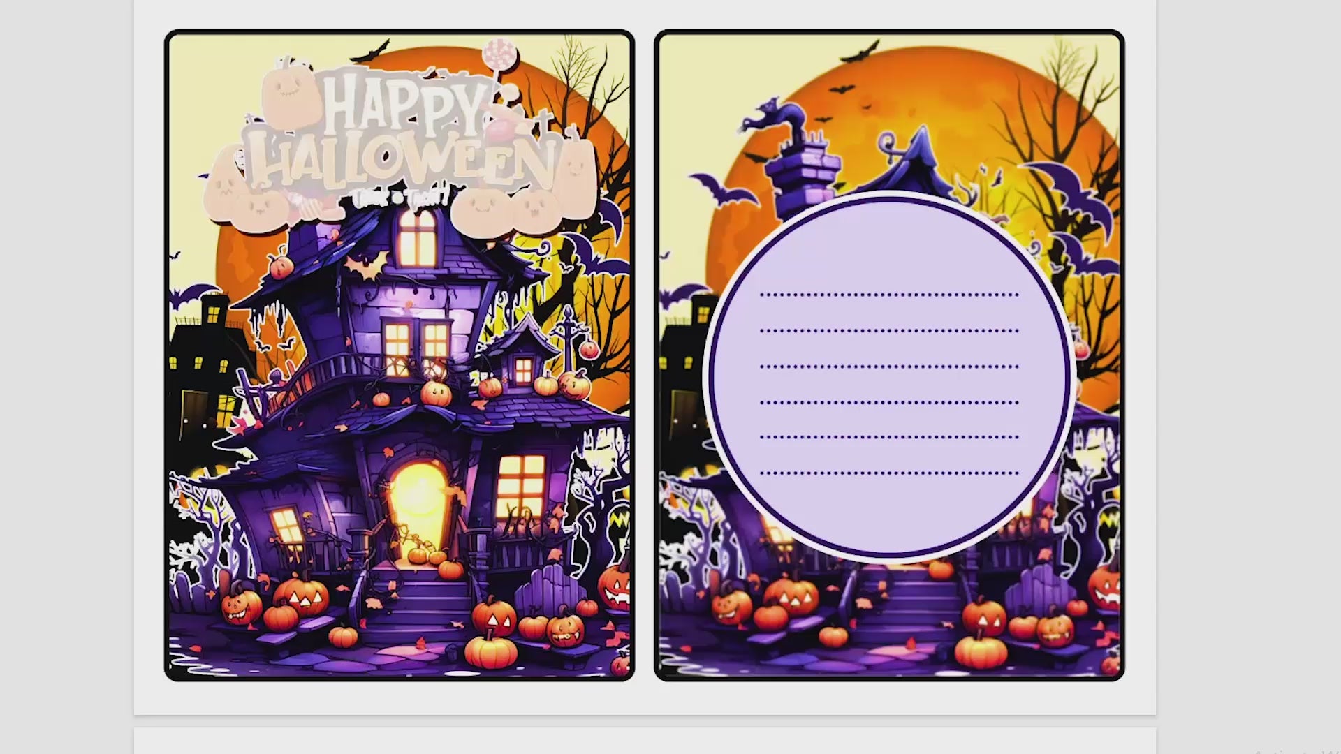 zinnets.com - candyhome paper - Candy Home Quiet Book#101 Halloween House Quiet Book PDF file