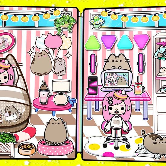 Candy Home Quiet Book 216 - Pusheen Cat Quiet Book